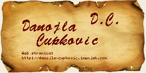Danojla Čupković vizit kartica